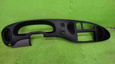 🔥97-03 Ford E-150 Econoline tablero calibre bisel radio clima moldura negro Foto 1 de 4