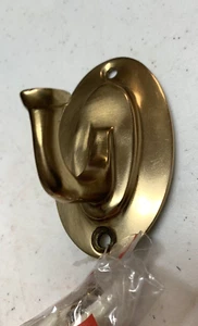 Sarah Bartholomew Alexander Single Hook-Polished Brass finish - Picture 1 of 4