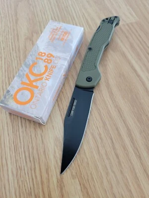 Ontario Camp Plus Folding Knife 3.38" 420 Steel Clip Point Blade Nylon Handle - Image 1 of 4