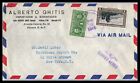 1946 PANAMA Air Mail Cover-Alberto Ghitis Export Panama City to New York, NY Q14