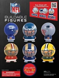 NEW 2.5" MINI FIGURES BUILDABLE 2012 NFL FOOTBALL OPEN-BUILD-PLAY Pick Your Team - Picture 1 of 122