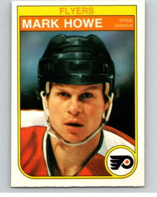 1982-83 O-Pee-Chee #252 Mark Howe  RC Rookie Philadelphia Flyers V58818 - Image 1 of 2
