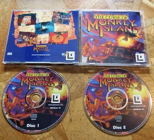 The Curse Of Monkey Island (PC CD-ROM, 1997) de Lucas Arts - Muy buen estado - Imagen 1 de 3