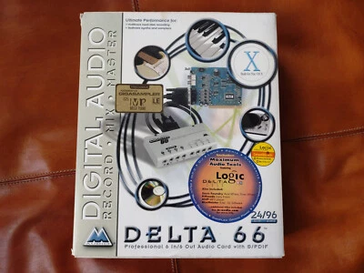 M-Audio Delta66 24bit PCI Audio Interface / Soundkarte, komplett in OVP - Bild 1 von 4