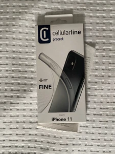 Cellularline - iPhone 11 Cover in gomma morbida ultra sottile e trasparente NEW - Foto 1 di 1