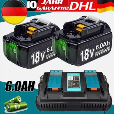 FÜR MAKITA 18V AKKU ORIGINAL Batería Original Makita 18V 9,0AH 6AH BL1860B BL1850B BL1830 BL1820 LXT Litio