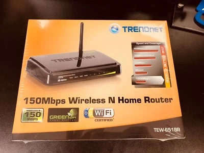 TRENDnet TEW-651BR GREENnet 150Mbps  Wireless N Home Router - Image 1 of 4