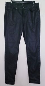 Womens Eileen Fisher Black Pants Denim Size 12 34" x 31" Inseam 