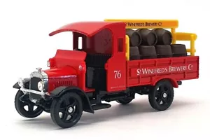 Corgi 13cm Long Diecast C882 - Thornycroft Truck St. Winefred's Brewery - Red - Picture 1 of 5
