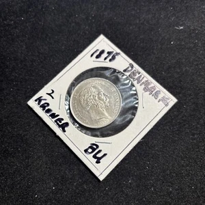 1875 DENMARK 2 KRONER CHOICE BU HIGH GRADE - Picture 1 of 5