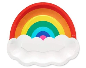 Rainbow Party Supplies, Dinner Plates (36-Count) - Picture 1 of 5