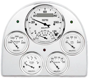 52-53 Ford Car Billet Aluminum Gauge Panel Dash Insert Instrument Cluster - Picture 1 of 4