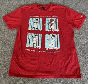 Arizona Diamondbacks T Shirt 2023 NLDS 4 Home Runs Red Teal Casino Arizona SGA  - Picture 1 of 11