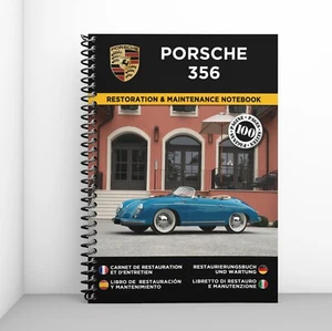 PORSCHE 356 : Restaurierungsnotizbuch & Wartung - WELTWEIT VERSANDKOSTENFREI ! - Bild 1 von 8
