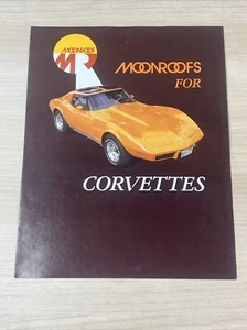 Folleto de venta de autos originales vintage Chevrolet Corvette techos corredizos MR - Imagen 1 de 5