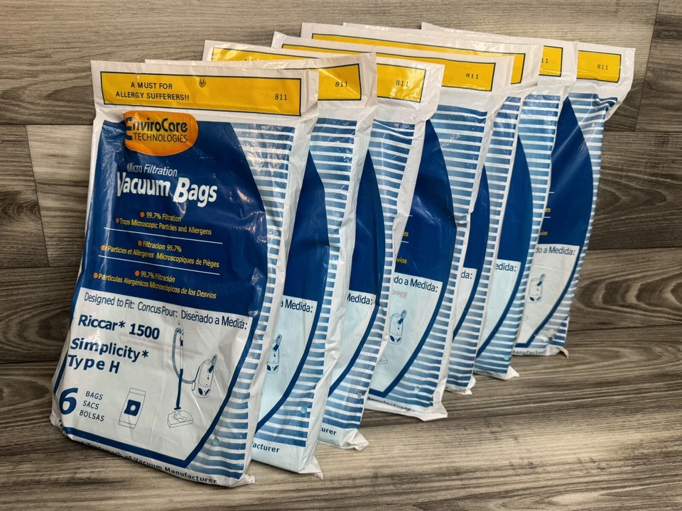 24 Bags for Riccar Vacuum 1500 Simplicity Type H