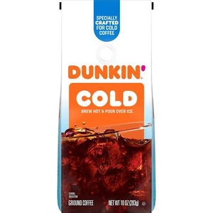 Dunkin' Cold Brew Coffee 10 oz Pack of 6 Caffeinated Ground Coffee - Picture 1 of 10