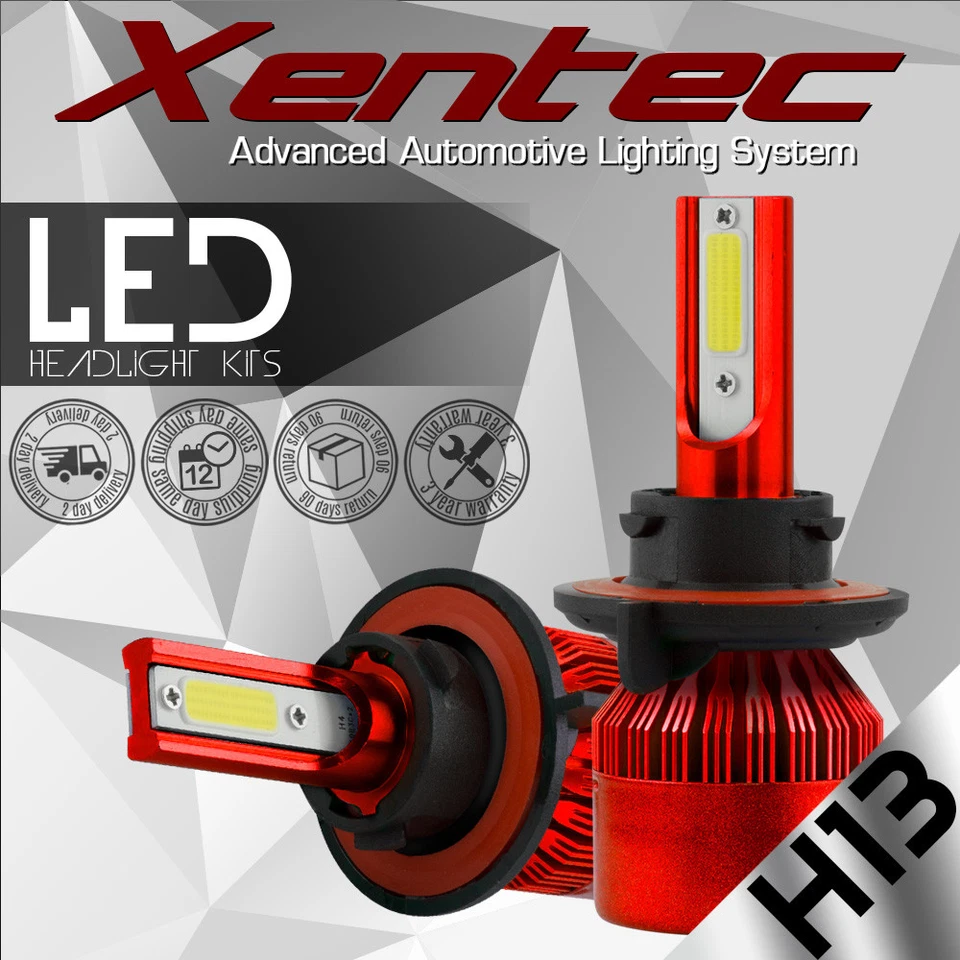 Kit de conversão de farol XENTEC LED HID H13 9008 6000K 2008-2010 Dodge Ram 5500 - Imagem 1 de 1