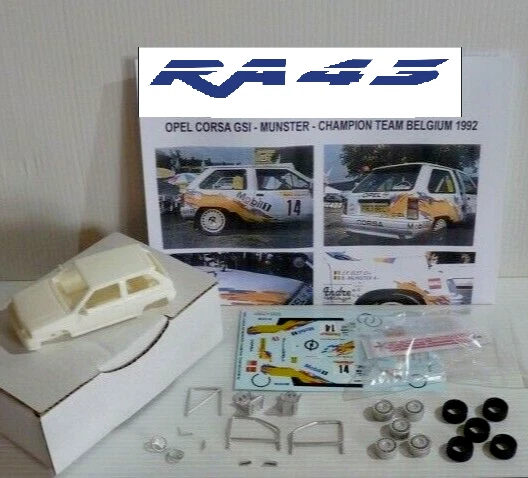 1/43 Opel Corsa GSI Rally Belga Champion 1992 Munster Kit - Immagine 1 di 1