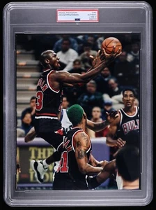 1996-97 Michael Jordan / Pippen / Rodman PSA Type 1 Original Photo - Picture 1 of 2