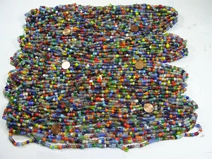 4 Pounds Assorted India Handmade Spacer Glass Beads Wholesale Bulk Lot (TD-71) - Picture 1 of 12