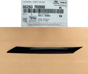Genuine Windshield Pillar Trim 2022 to 2025 Carnival Right Side Exterior Molding - Picture 1 of 5