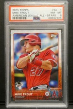 2015 Topps Mike Trout American League All Stars #AL-1 PSA 8 NM-MT