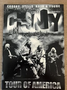 2002 Crosby Stills Nash Young CSNY Tour of America Program Tour Book - Picture 1 of 8