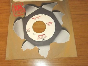 PROMO 70s ROCK 45 RPM - ROSKO - A&M 1640 - "THE GIFT" - Picture 1 of 2