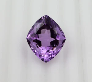14,8 Karat 20x16 MM natürliches Oberteil lila blau Farbe Amethyst ausgefallene Drachenformschnitte. - Bild 1 von 7