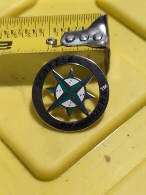 Vintage Seattle Mariners MLB Compass Safeco Field Pin - Image 1 of 2