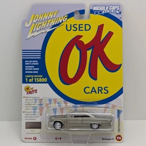 Johnny Lightning 1963 Ford Galaxie 500 OK Used Cars Series 1:64 Champagne Poly - Picture 1 of 14