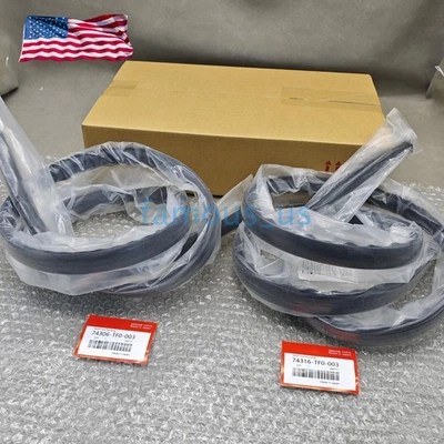 New Pair Roof Weatherstrip Molding Trim FITS For Honda Fit 2009-2014 FREE SHIP - Изображение 1 из 4