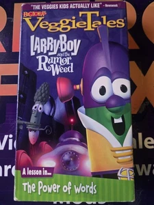 Veggie Tales Larry-Boy And The Rumor Weed (VHS ) Lesson in Power of Words - Picture 1 of 4