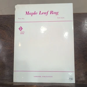Maple Leaf Rag Piano Solo Sheet Music Encore Series Scott Joplin 1963 - Picture 1 of 2
