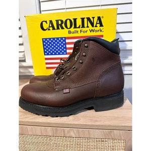 Carolina Sarge 309 Herren 6 Zoll Braun Leder Arbeitsstiefel Union Made Größe 12 $310 - Bild 1 von 8