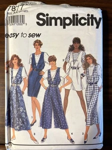 Simplicity Sewing Pattern #7877 - Uncut, Jumpers & Top, Size AA (PT-MD) - Picture 1 of 3