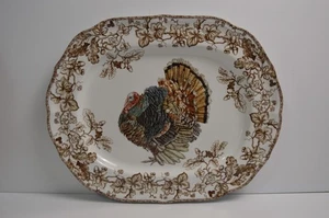 Williams Sonoma Extra Large Plymouth Turkey Platter Thanksgiving Holiday XL NEW - Picture 1 of 20