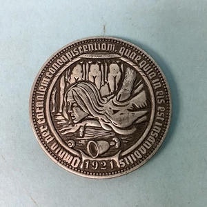 Moneda de níquel Hobo 1921 dólar Morgan antiguo conmemorativo de Estados Unidos - Imagen 1 de 4
