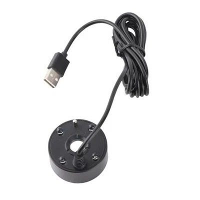 Mini Mist Maker, 4 LED Mister Fogger, Water Fountain Pond Fog Machine Black - Image 1 of 4