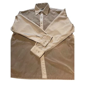 STARDO M COLLECTION Herren Hemd Medusa Print Button Down Taupe L - Bild 1 von 9