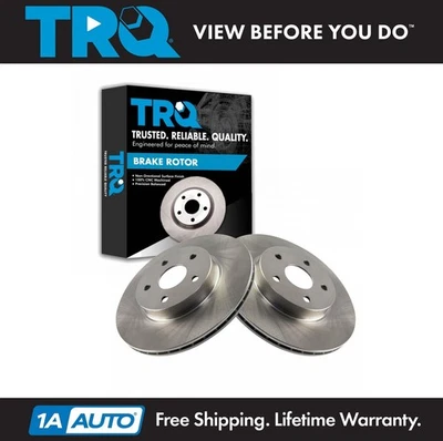 TRQ Front Brake Rotors Set For 1996-2000 Toyota RAV4 - Image 1 of 4