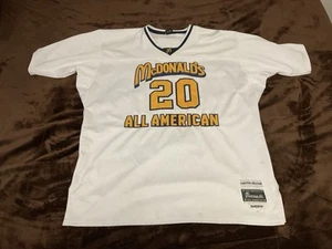 NWT McDonalds High School All American Barry Sanders #20 Jersey SZ 60 White - Picture 1 of 7