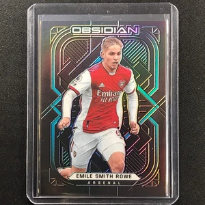 2021-22 Obsidian Emile Smith Rowe Electric Etch Neon Blue Flood 8/12 - Picture 1 of 1