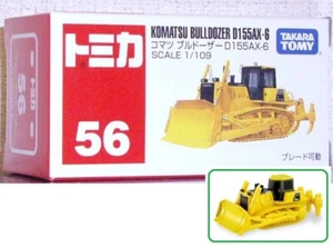 1/109 Tomica #56 KOMATSU BULLDOZER D155AX-6 TakaraTomy + - Picture 1 of 1