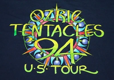 XL * vtg 90s 1994 OZRIC TENTACLES us tour t shirt * 63.170 - Image 1 of 4