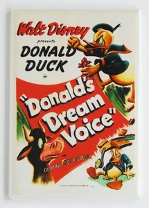 Donalds Traumstimme KÜHLSCHRANKMAGNET Filmposter Donald Duck - Bild 1 von 3