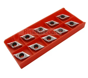 10 x DCGT 11T304-AL RT100 (K10) polierte Spanfläche NEU!! Mit Rechnung!! - Picture 1 of 1