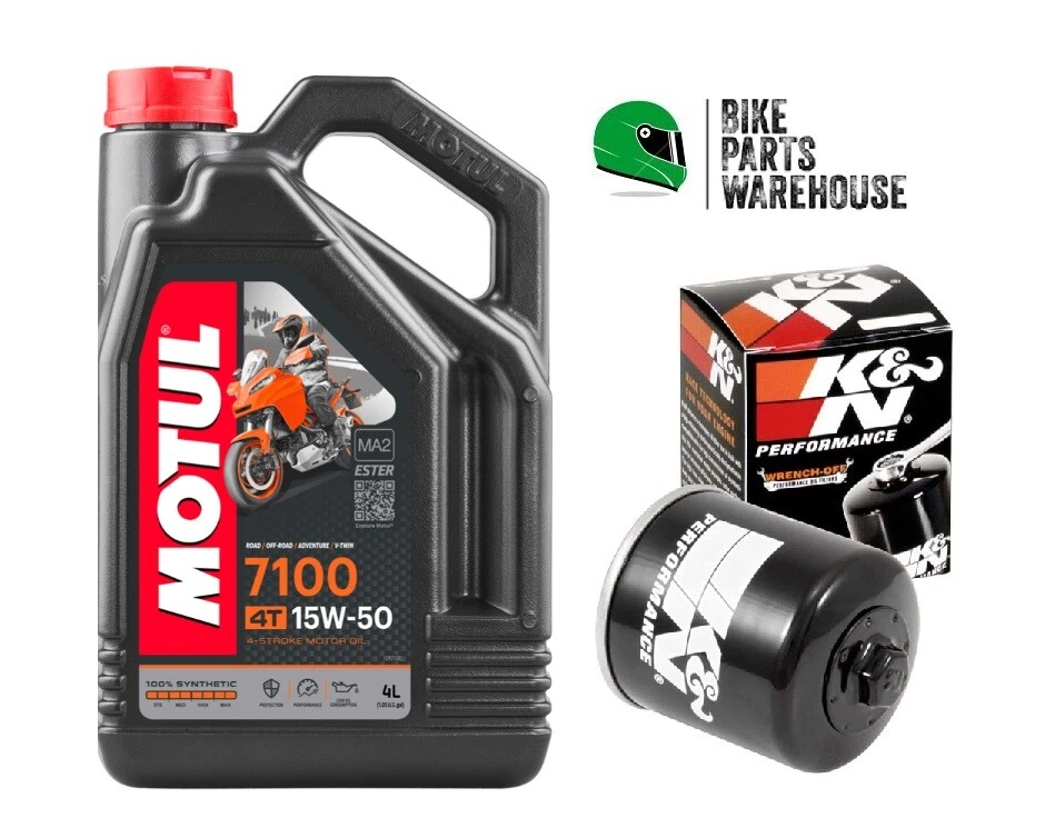 Kit de óleo e filtro K&N para Ducati SCRAMBLER 803 CLASSIC 15-20 Motul 7100 15W50 - Imagem 1 de 4