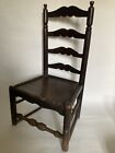 Early 18th Century ladderback elm chair